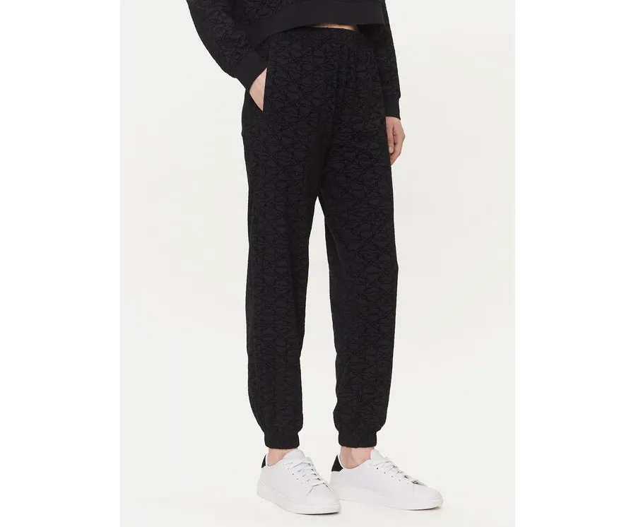 obrazek 1 HUGO Spodnie dresowe 50545211 Czarny Regular Fit