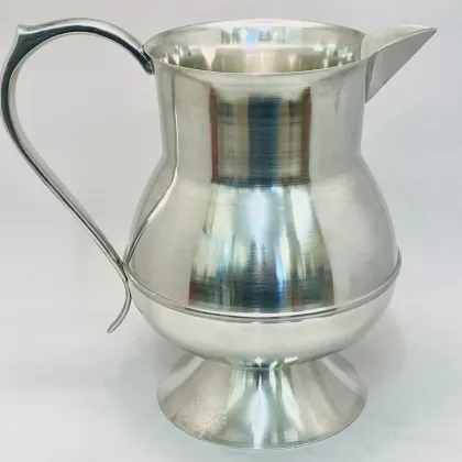 Picture Beautiful jug made of pewter