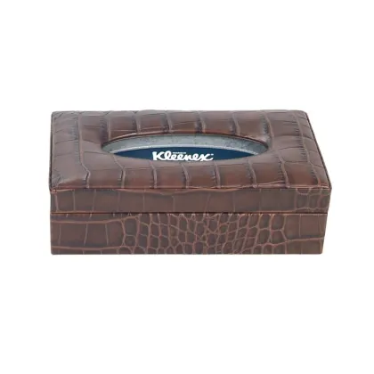 Picture Rectangular tissue box with padded cover