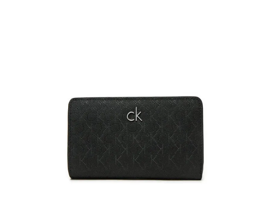 obrazek 1 Calvin Klein Mały Portfel Damski Ck Daily Medium Bifold_Mono K60K612824 Czarny