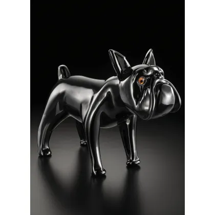 Zdjęcie Bulldog francuski, piękna rzeźba ze szkła Murano