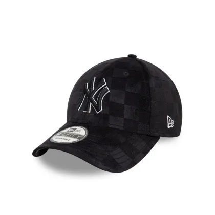 Zdjęcie New Era Czapka z daszkiem New York Yankees Tonal Check 9Forty 60595442 Czarny