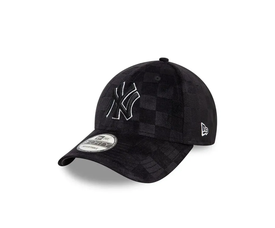obrazek 1 New Era Czapka z daszkiem New York Yankees Tonal Check 9Forty 60595442 Czarny