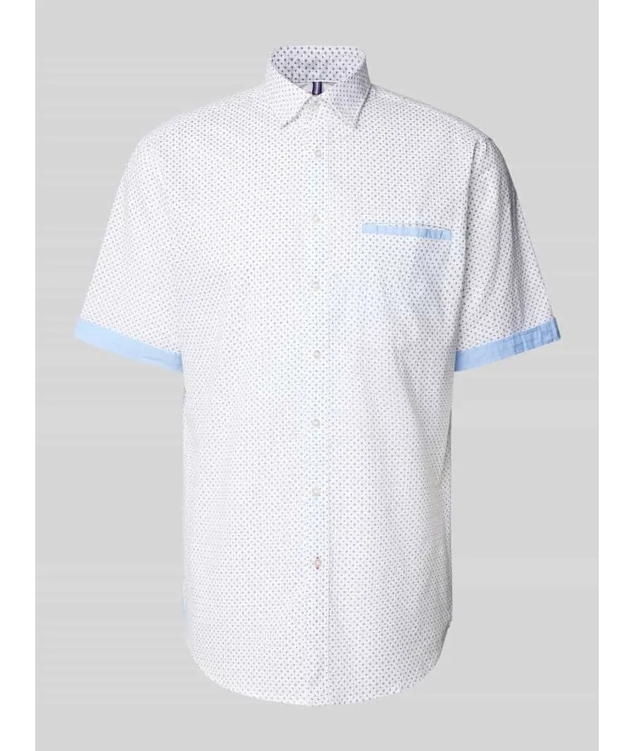 obrazek 1 Koszula casualowa o kroju regular fit ze wzorem na całej powierzchni