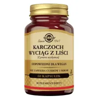 Zdjęcie Solgar Karczoch Preparat wspomagający pracę wątroby kapsułki