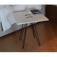 Zdjęcie Designerski, Kwadratowy Stolik do Salonu z Włoch - Casmania Horm