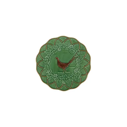 Zdjęcie Stylowy talerz ceramiczny do owoców - Bordallo Pinheiro