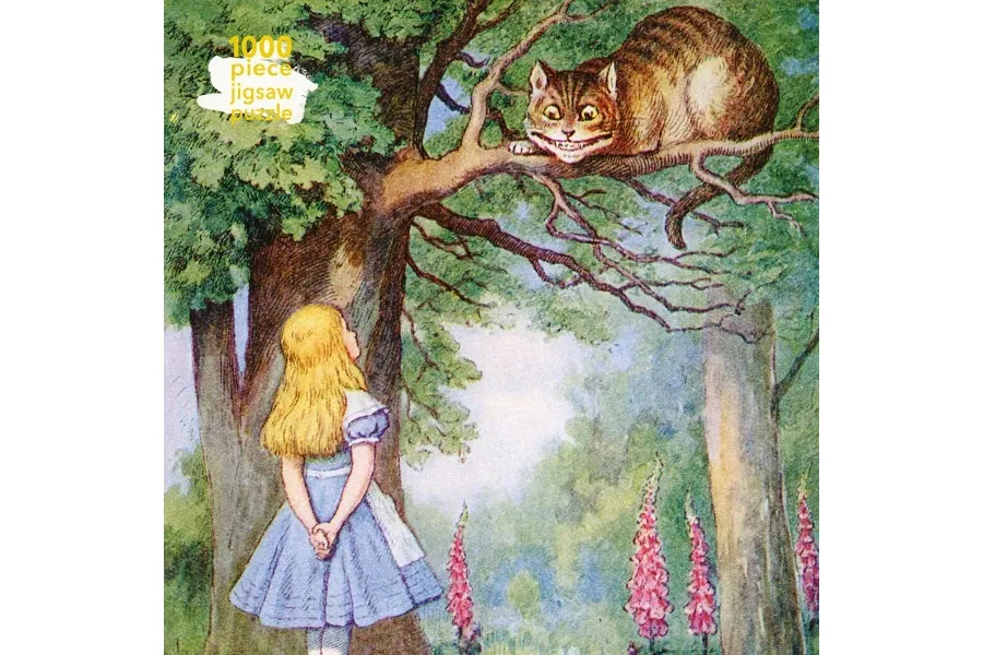obrazek 1 Puzzle dla dorosłych Alicja i kot z Cheshire - Flame Tree Publishing