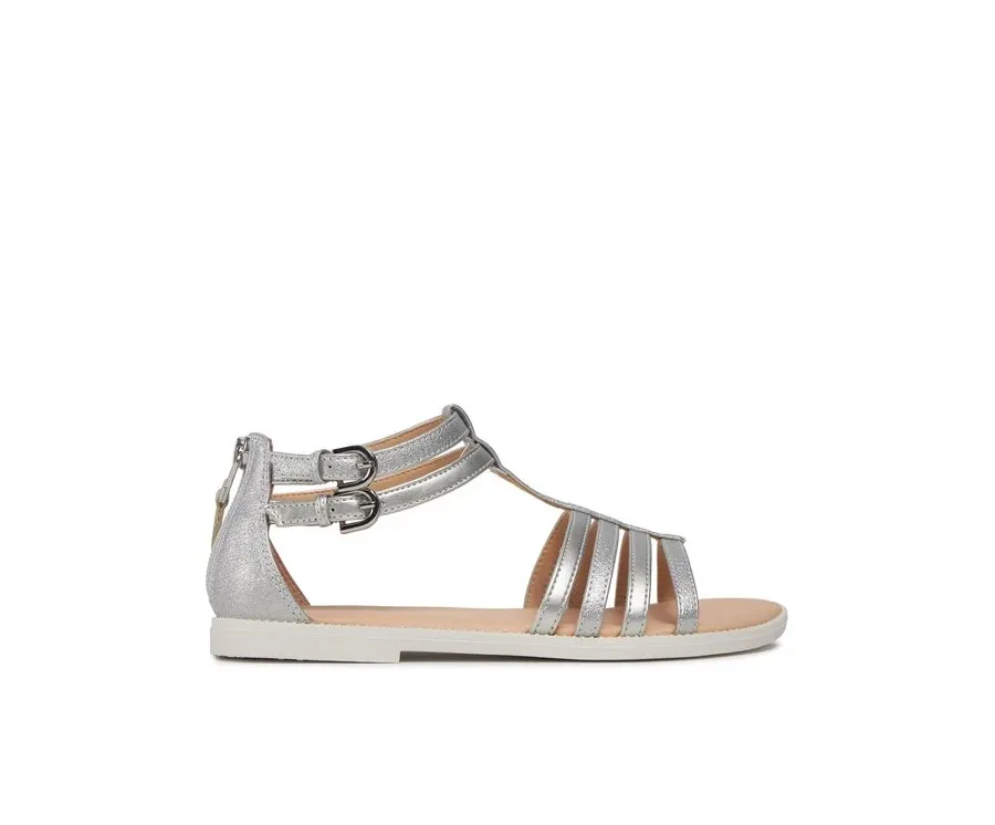 obrazek 1 Geox Sandały J Sandal Karly Girl J7235D 0QDAJ C1007 D Srebrny