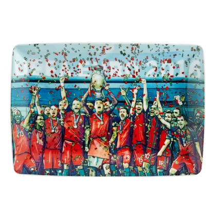 Zdjęcie Stylowa okolicznościowa taca – Mistrzostwo Europy 2016 rok - Vista Alegre