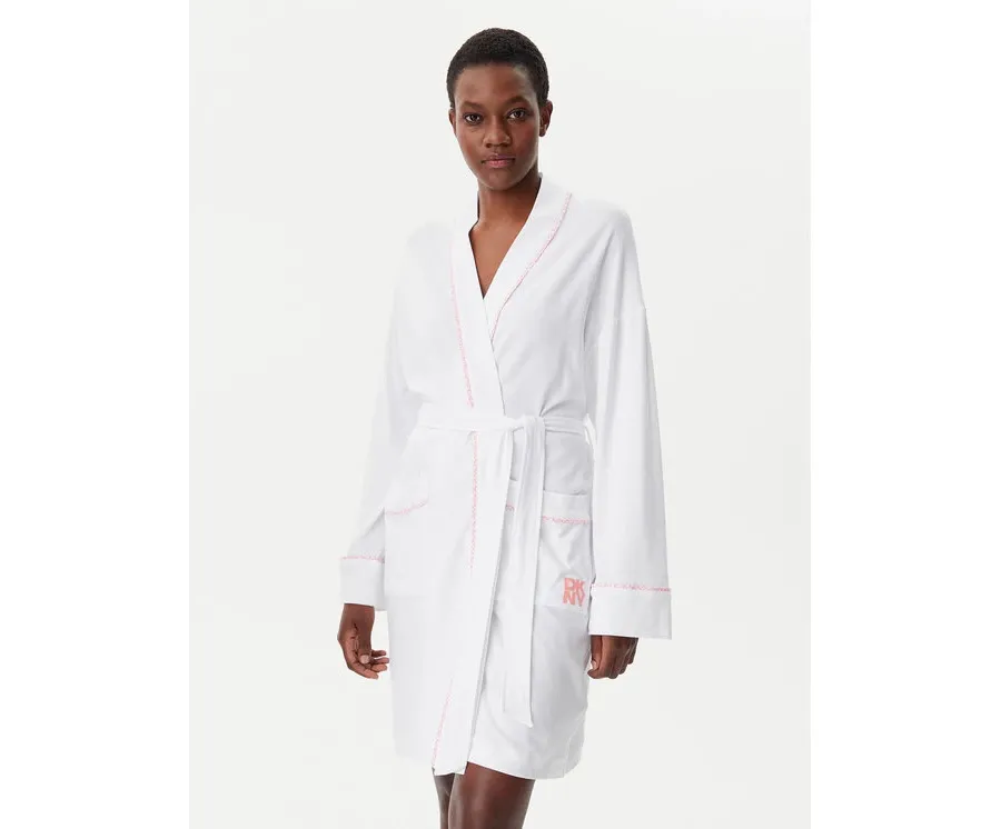 obrazek 1 DKNY Szlafrok YI10046 Biały