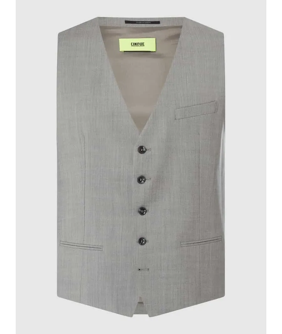 obrazek 1 Kamizelka z listwą guzikową model ‘Monopoli’