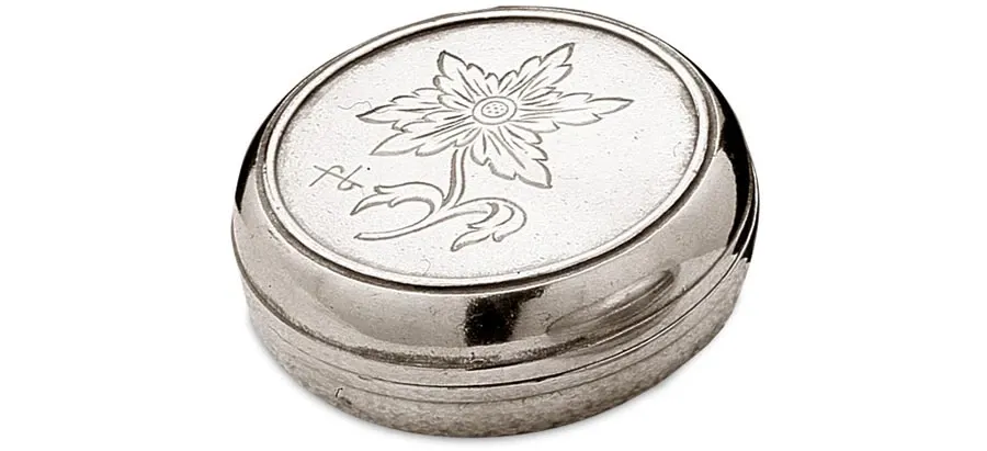 obrazek 1 Pudełeczko na biurko zdobione kwiatem - mniejsza wersja