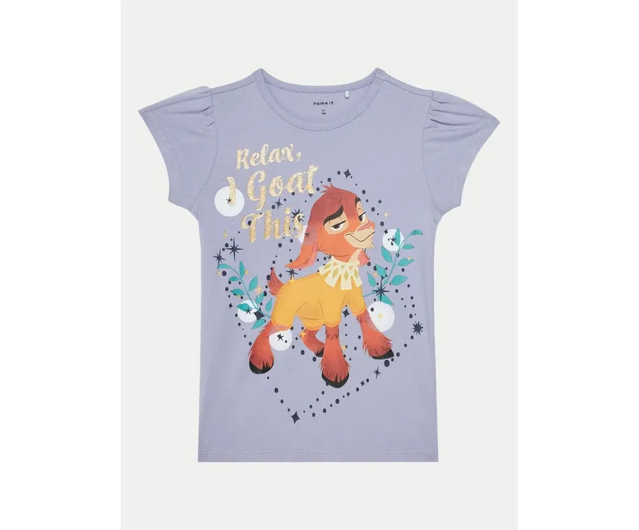 obrazek 1 NAME IT T-Shirt 13239531 Fioletowy Regular Fit