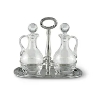 Picture Spice bottles with a stand - set made of 800 or 925 silver
