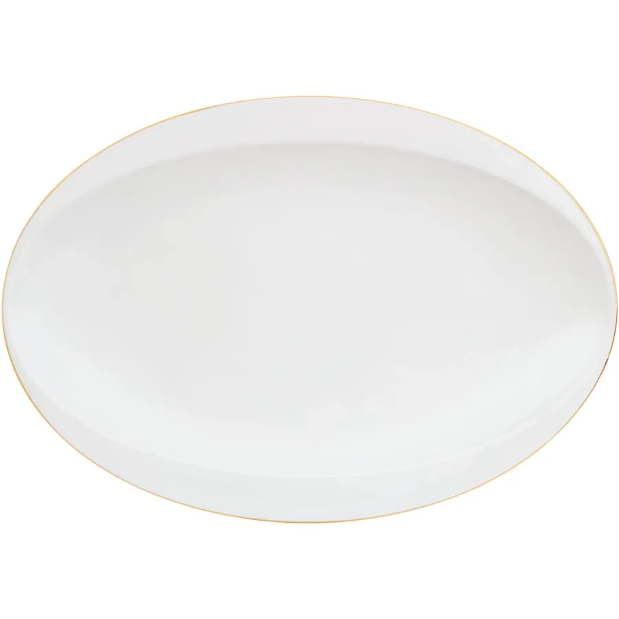 obrazek 1 Stylowy owalny półmisek wykonany z portugalskiej porcelany - Porcel