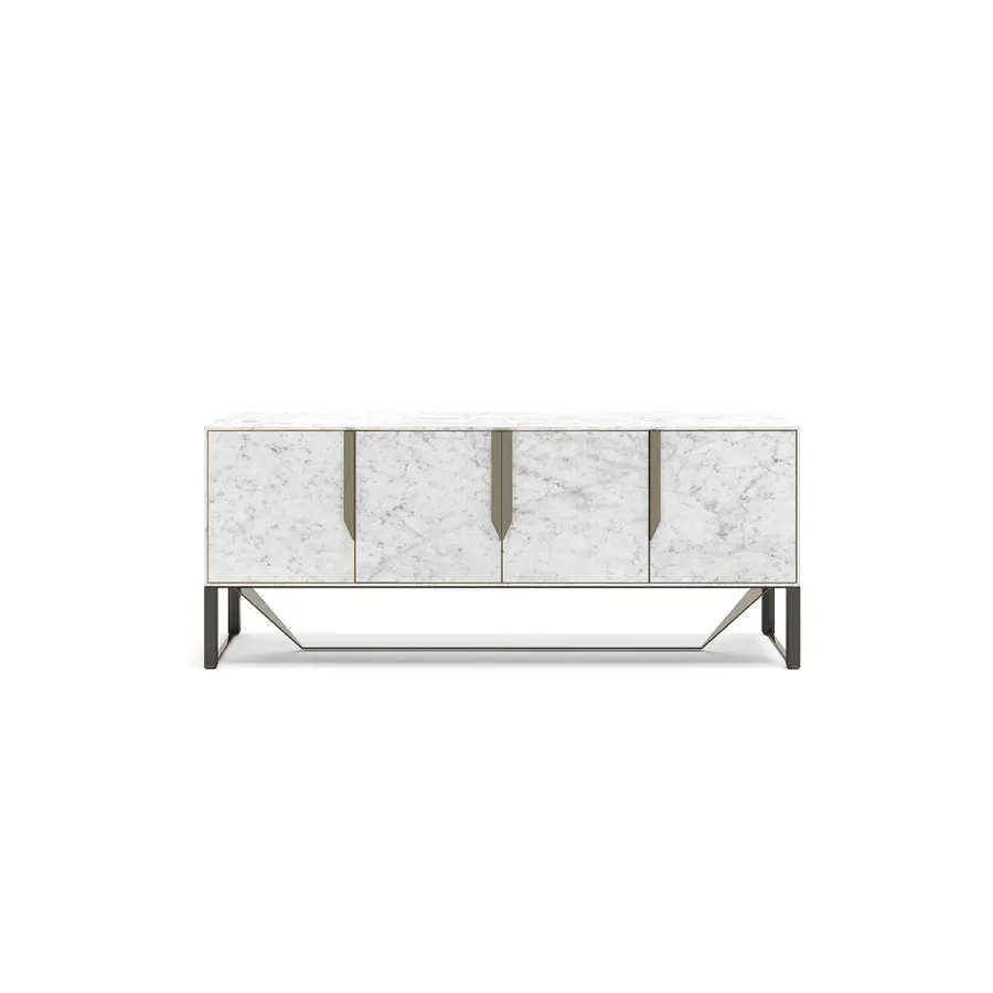 obrazek 3 Oryginalny modernistyczny kredens z Włoch do salonu