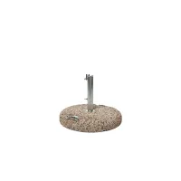 Zdjęcie Wyjątkowa podstawa parasola z grysu betonowego z uchwytami