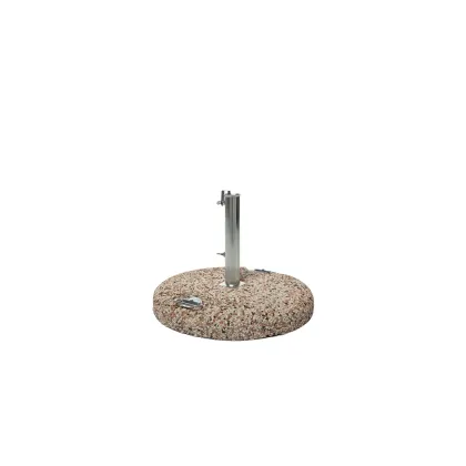 Zdjęcie Wyjątkowa podstawa parasola z grysu betonowego z uchwytami