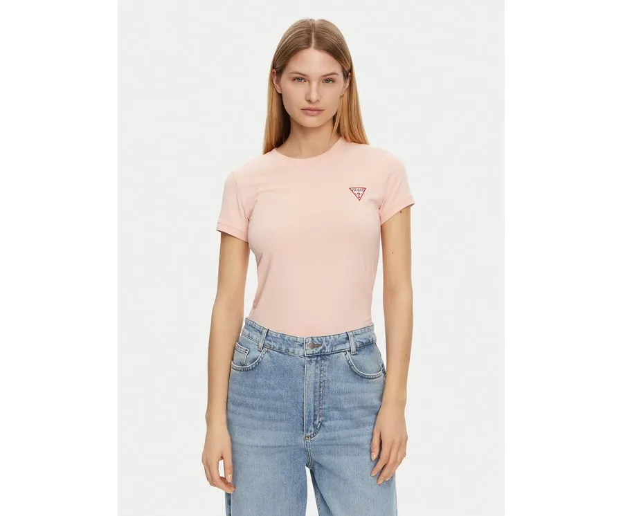 obrazek 1 Guess T-Shirt W2YI44 J1314 Pomarańczowy Slim Fit