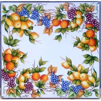 Picture Exclusive garden table top made of volcanic lava – Ceramiche Valchida