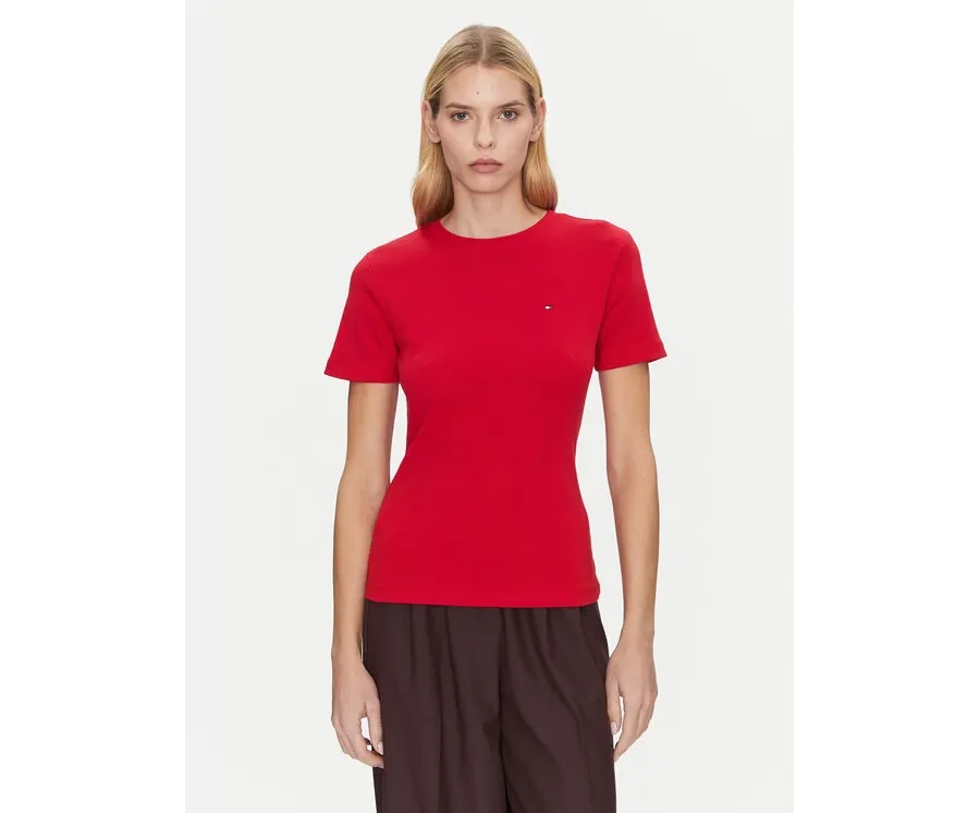 obrazek 1 Tommy Hilfiger T-Shirt New Cody WW0WW40587 Czerwony Slim Fit