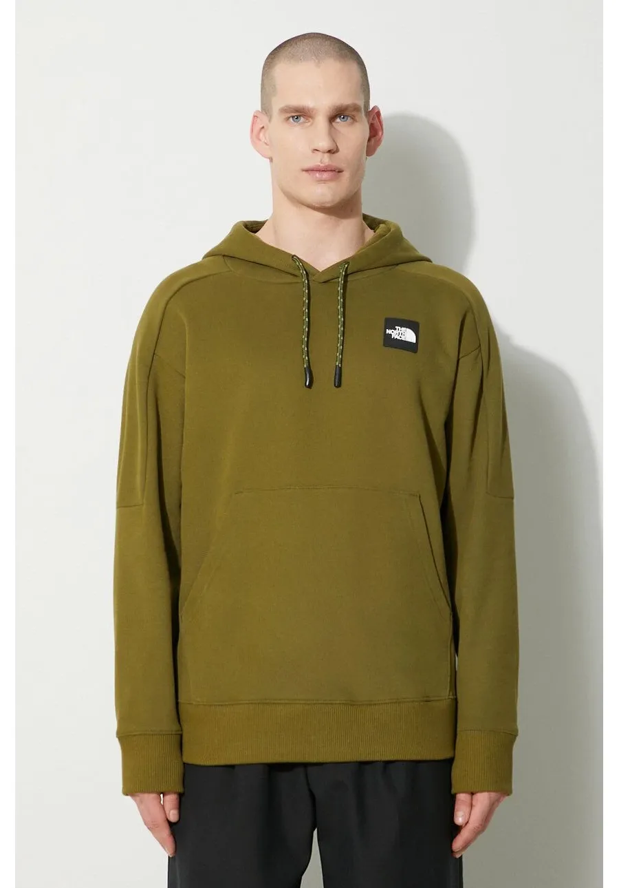 obrazek 1 The North Face bluza bawełniana U The 489 Hoodie męska kolor zielony z kapturem z aplikacją NF0A87D7PIB1
