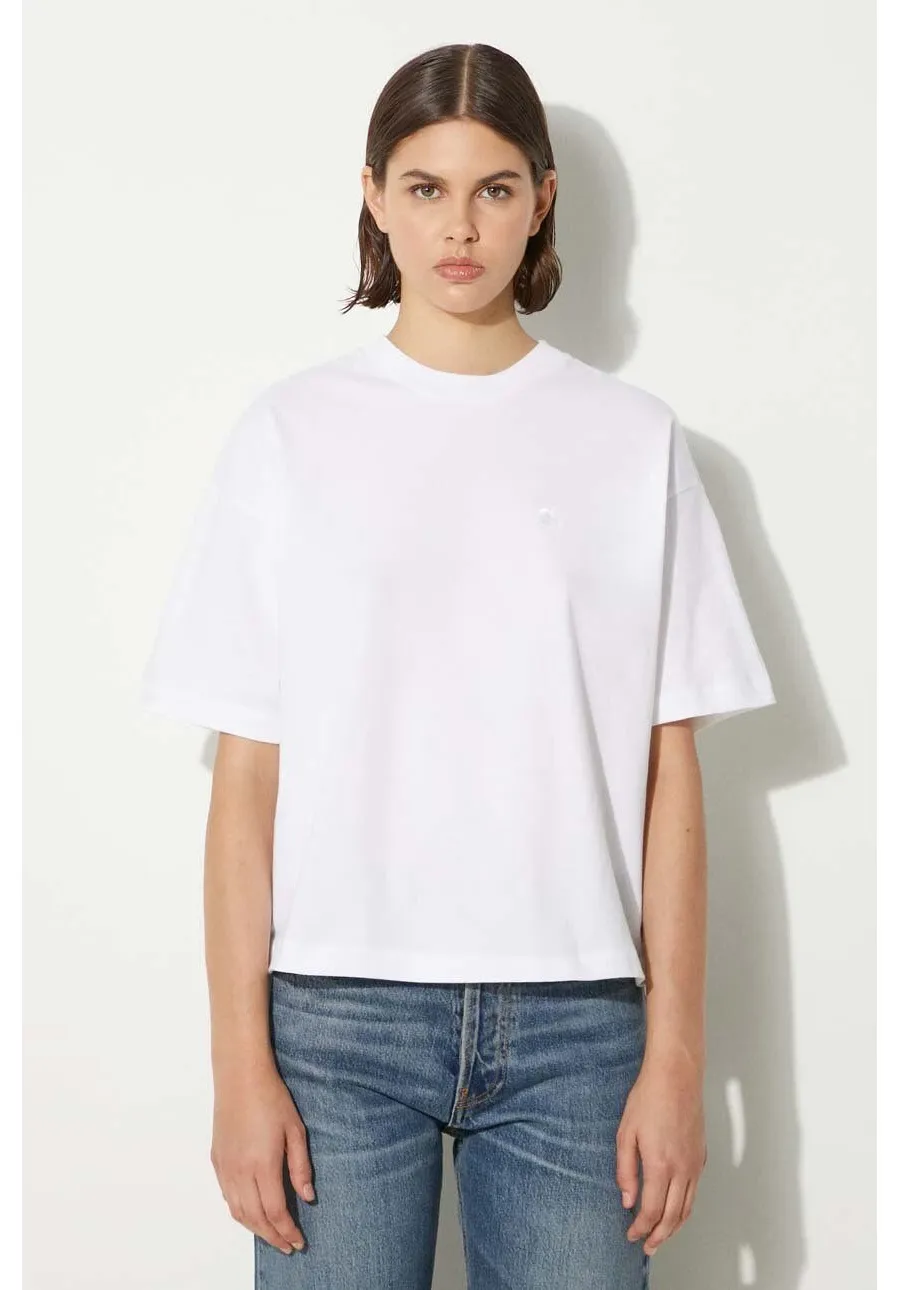 obrazek 1 Carhartt WIP t-shirt bawełniany damski kolor biały