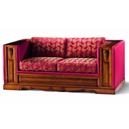 Zdjęcie Duża trzyosobowa antyczna sofa do wyjątkowego salonu