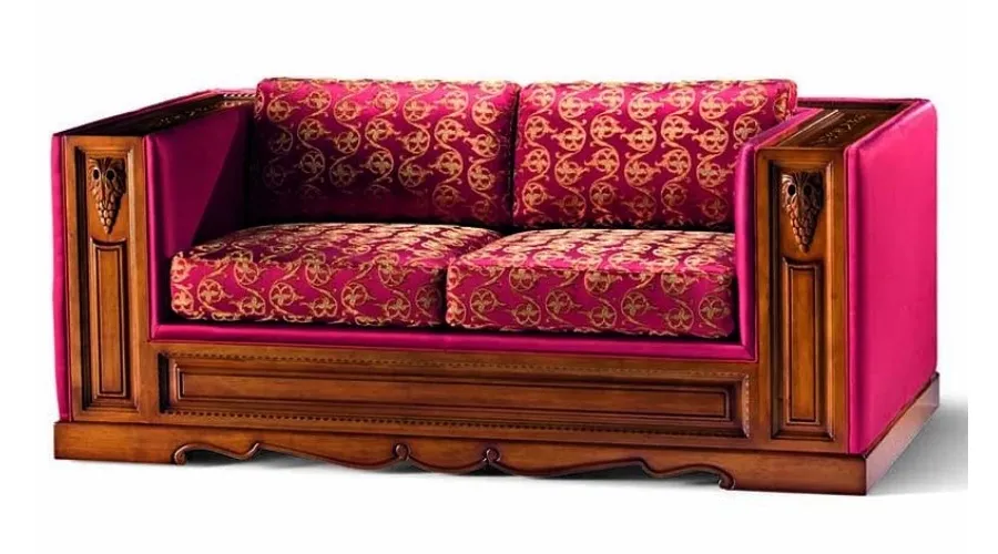 obrazek 1 Duża trzyosobowa antyczna sofa do wyjątkowego salonu