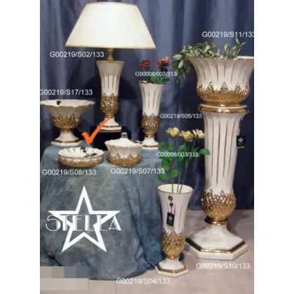 Picture Decorative ceramic ashtray with Swarovski crystals