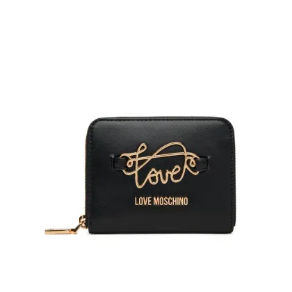 Zdjęcie LOVE MOSCHINO Mały Portfel Damski JC5734PP0MKG0000 Czarny