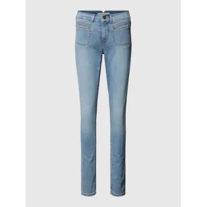 Zdjęcie Jeansy o kroju skinny fit z zapięciem na guzik