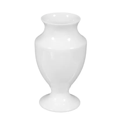 Zdjęcie Wyjątkowy biały porcelanowy wazon w stylu klasycznym - Tettau
