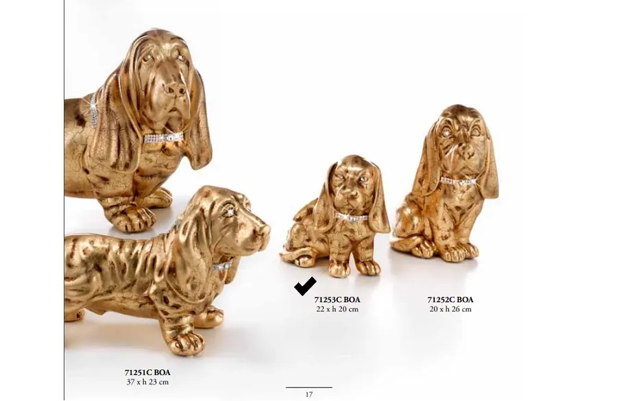 obrazek 1 Złoty Jamnik siedzący mały - Valle d'oro Patchi