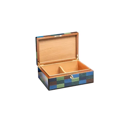 Picture Luxurious cigar box made of mahogany and cedar