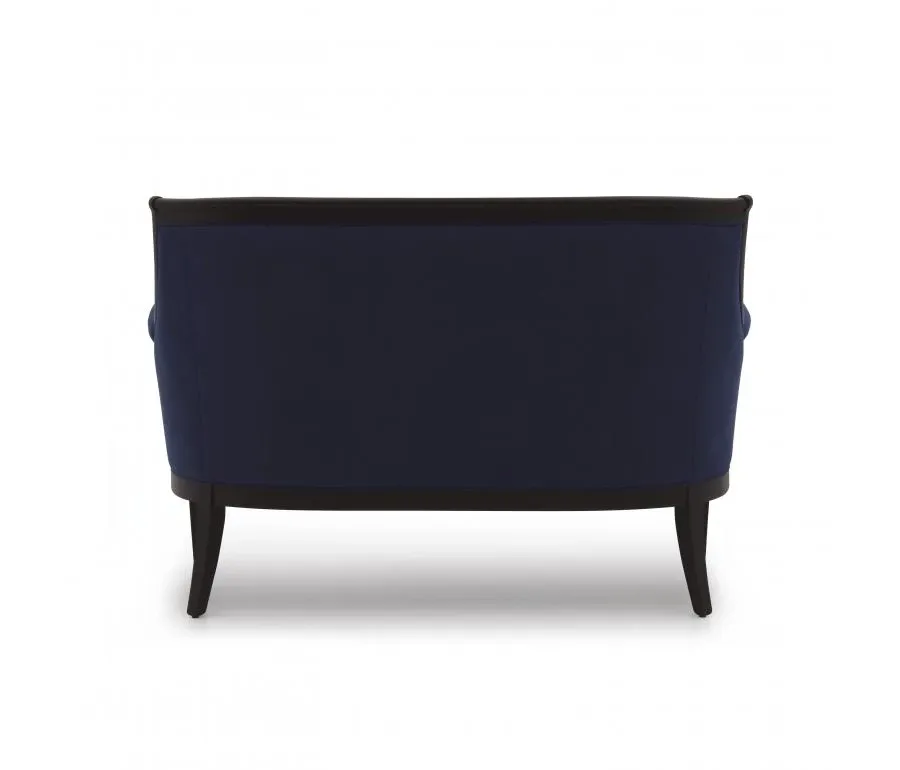 obrazek 2 Purpurowa sofa 2-osobowa w klasycznym stylu - Sevensedie