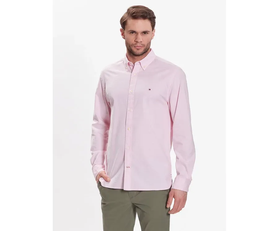 obrazek 1 Tommy Hilfiger Koszula 1985 MW0MW29968 Różowy Regular Fit