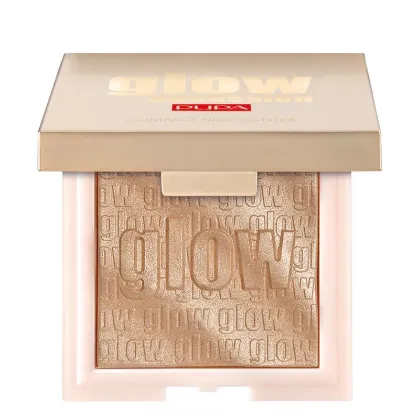 Zdjęcie Pupa Glow Obsession Rozświetlacz w kompakcie Pure Light Effect 002 Rose Gold Rose Gold 6 g