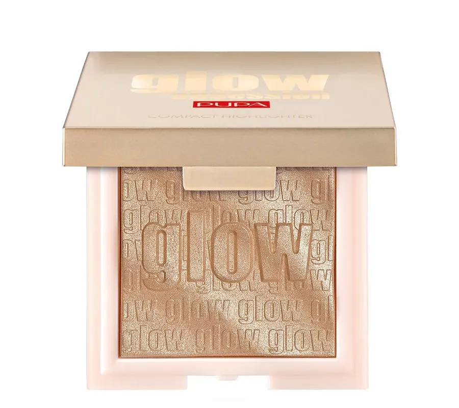 obrazek 1 Pupa Glow Obsession Rozświetlacz w kompakcie Pure Light Effect 002 Rose Gold Rose Gold 6 g