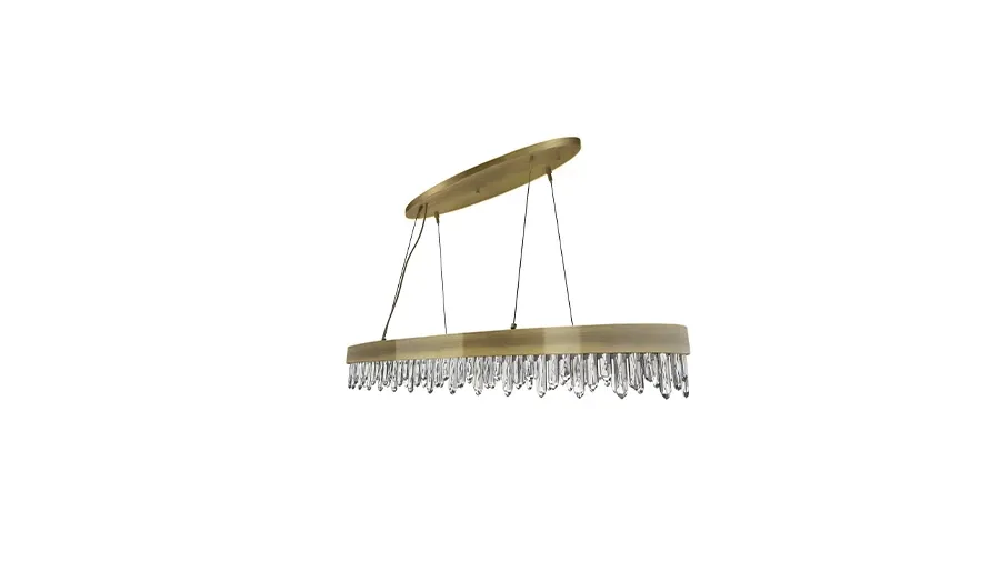 obrazek 4 Elegancka portugalska owalna lampa wisząca