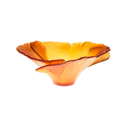 Zdjęcie Wyjątkowa misa o kształcie liści miłorzębu – firma Daum