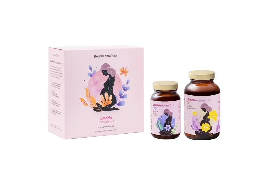 obrazek 1 Health Labs Care LittleMe Trymestr 2 i 3 Suplement diety dla kobiet w ciąży Kapsułki