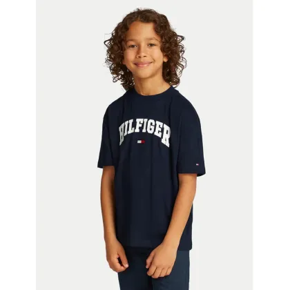 Zdjęcie Tommy Hilfiger T-Shirt Varsity KB0KB09533 Granatowy Regular Fit