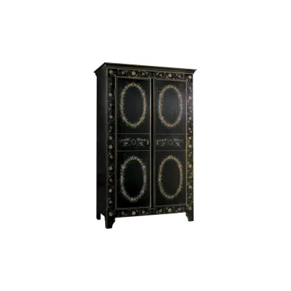 Zdjęcie Lakierowana i ręcznie zdobiona szafa