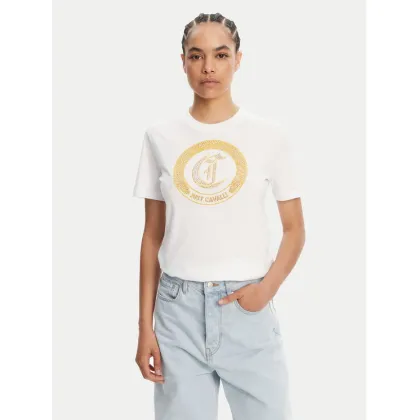 Zdjęcie Just Cavalli T-Shirt 78PAHE13 Biały Regular Fit