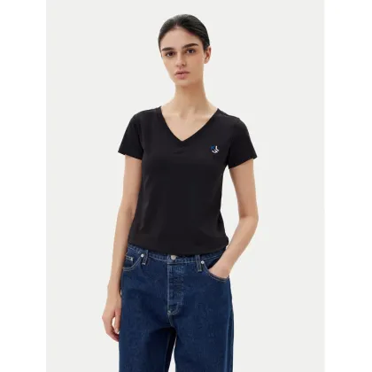 Zdjęcie KARL LAGERFELD T-Shirt A1W17019 Czarny Regular Fit