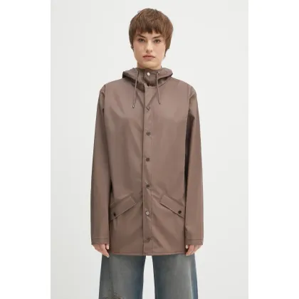 Zdjęcie Rains kurtka Jacket W3 kolor brązowy przejściowa 12010.110
