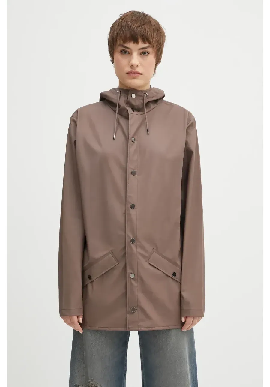 obrazek 1 Rains kurtka Jacket W3 kolor brązowy przejściowa 12010.110