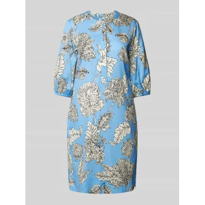 Zdjęcie Sukienka o długości do kolan z krytą listwą guzikową model ‘DANIELI’